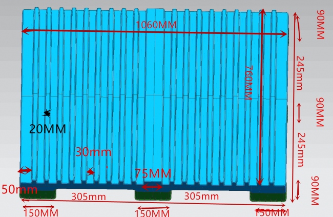 Impression de palettes d'automatisation de la logistique de matériel d'atelier